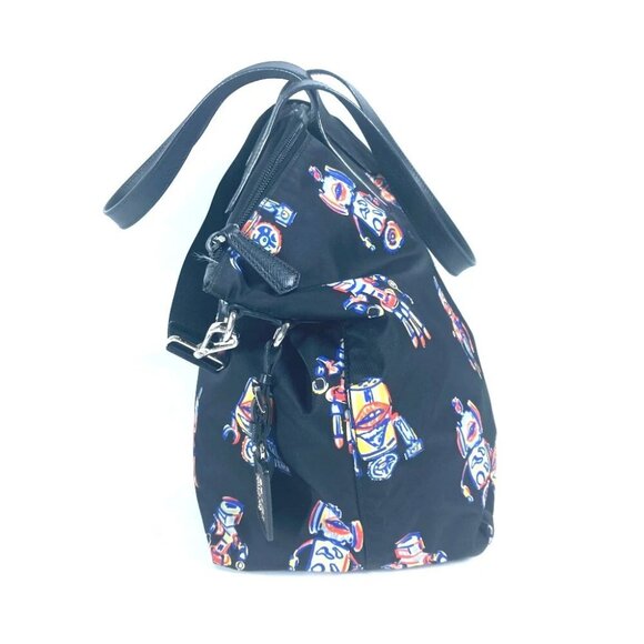 PRADA Shoulder Bag Crossbody robot triangle logo plate Tote Bag - Picture 4 of 15